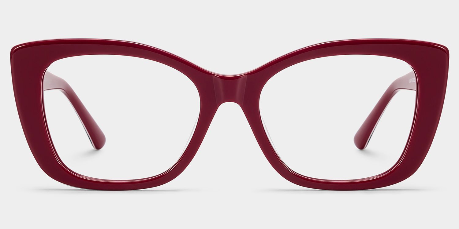 Lillian Rote Cat-Eye-Brille | ZEELOOL3