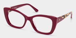 Lillian Rot Cateye Brille5