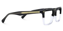 Vickerie Schwarz-Klar Rechteckig Brille4