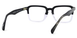 Vickerie Schwarz-Klar Rechteckig Brille5