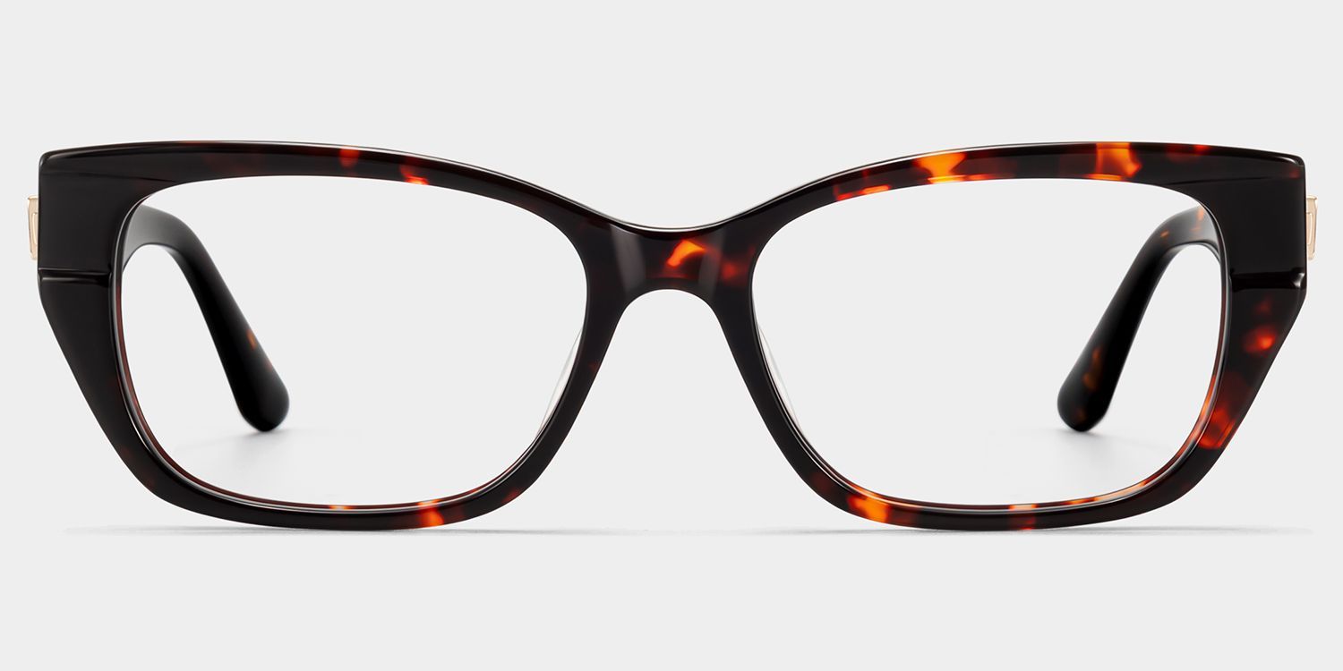 Bowie Schildpatt Rechteckbrille | ZEELOOL1