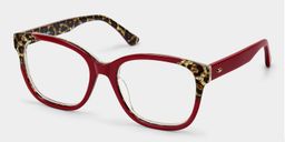 Ivy Rot Quadratisch Brille5