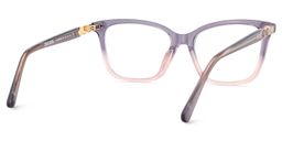 Theo Grau-Rosa Rechteckig Brille5