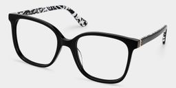 Caroline Schwarz Quadratisch Brille5