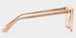 Caroline Beige Quadratisch Brille5