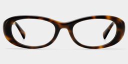 Catherine Tortoise Oval Brille2