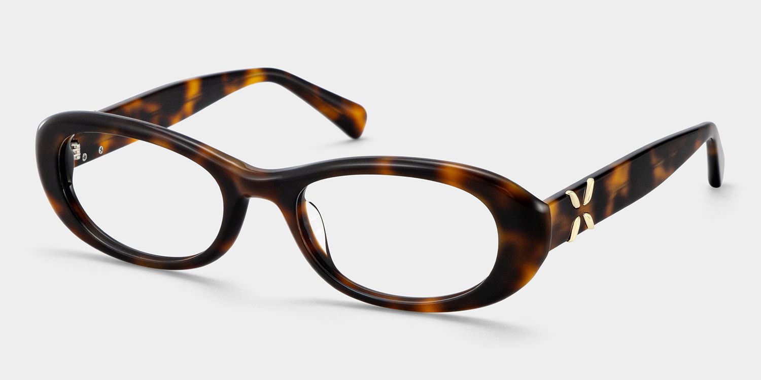 Catherine Schildpatt Ovale Brille Online | ZEELOOL4