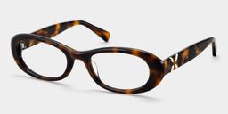 Catherine Tortoise Oval Brille4