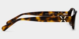 Catherine Tortoise Oval Brille5