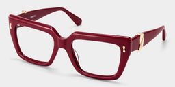 Ophelia Rot Quadratisch Brille3