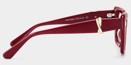 Ophelia Rot Quadratisch Brille4