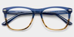 Atlas Zweifarbig Rechteckig Brille3