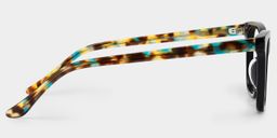 Faith Schwarz Rechteckig Brille5