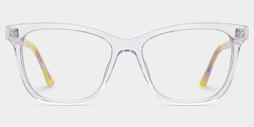 Faith Klar Rechteckig Brille