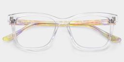 Faith Klar Rechteckig Brille4