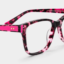 Eva Rosa-Tortoise Rechteckige Brille6