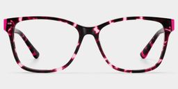 Eva Rosa-Tortoise Rechteckige Brille2