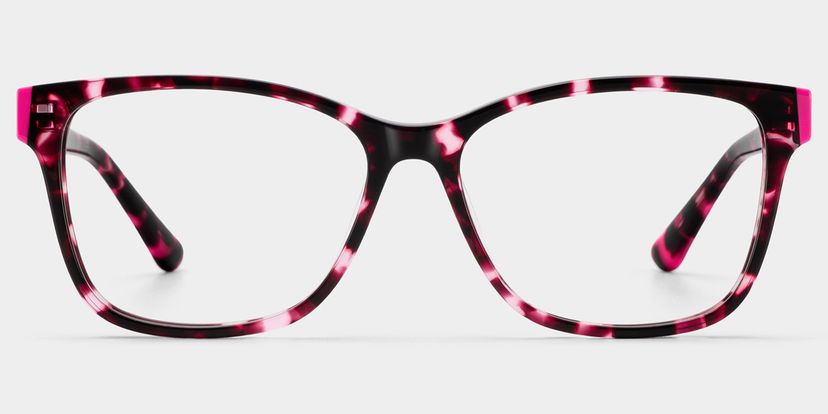 Eva Rosa-Tortoise Rechteckige Brille