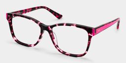 Eva Rosa-Tortoise Rechteckige Brille4