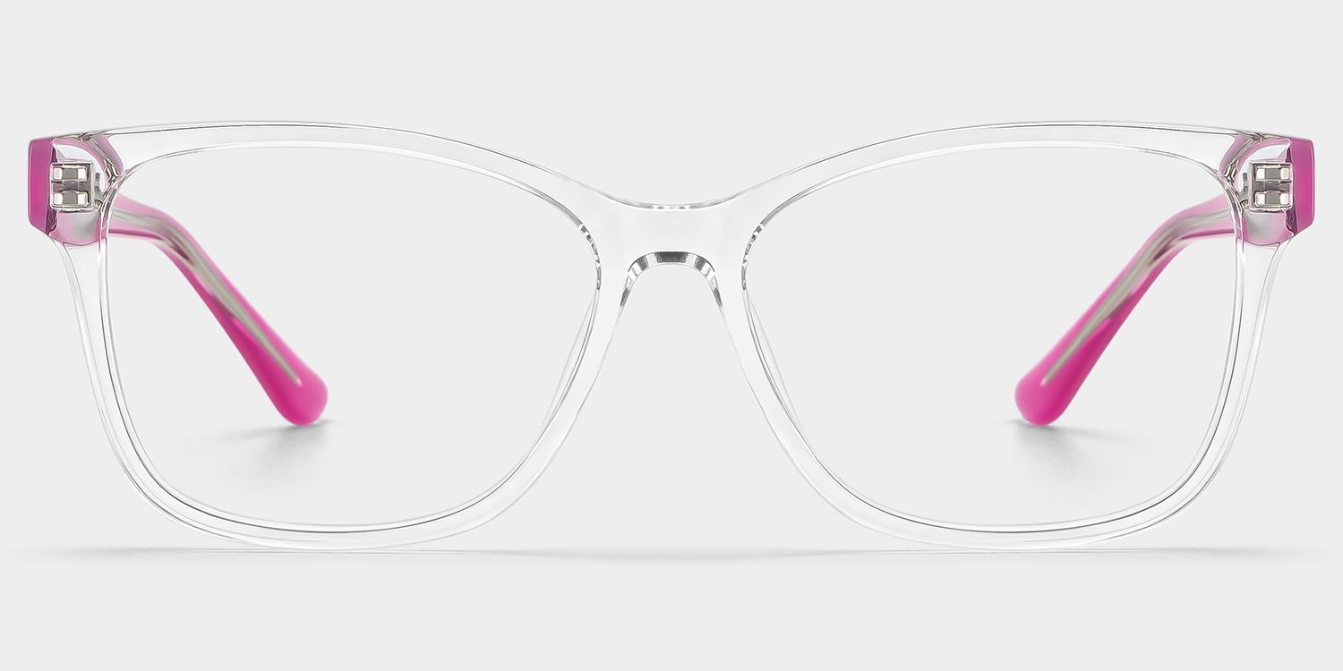 Eva Rechteckbrille mit klarer Farbfassung | ZEELOOL2
