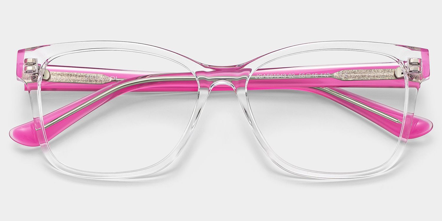 Eva Rechteckbrille mit klarer Farbfassung | ZEELOOL3