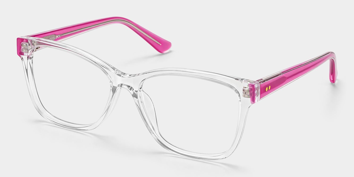 Eva Rechteckbrille mit klarer Farbfassung | ZEELOOL4