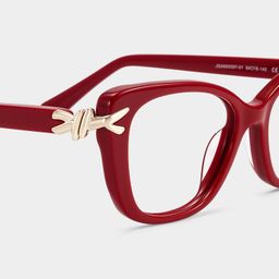 Isolde Rot Cateye Brille5
