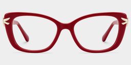 Isolde Rot Cateye Brille1