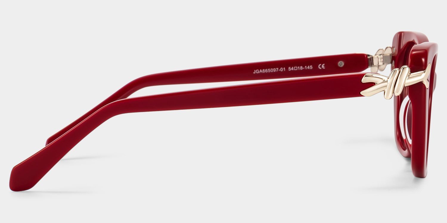 Isolde Rote Cat-Eye-Brille | ZEELOOL4