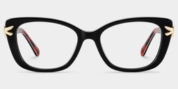Isolde Schwarz Cateye Brille2