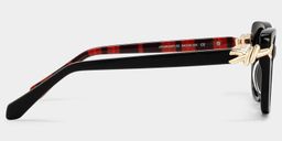 Isolde Schwarz Cateye Brille5
