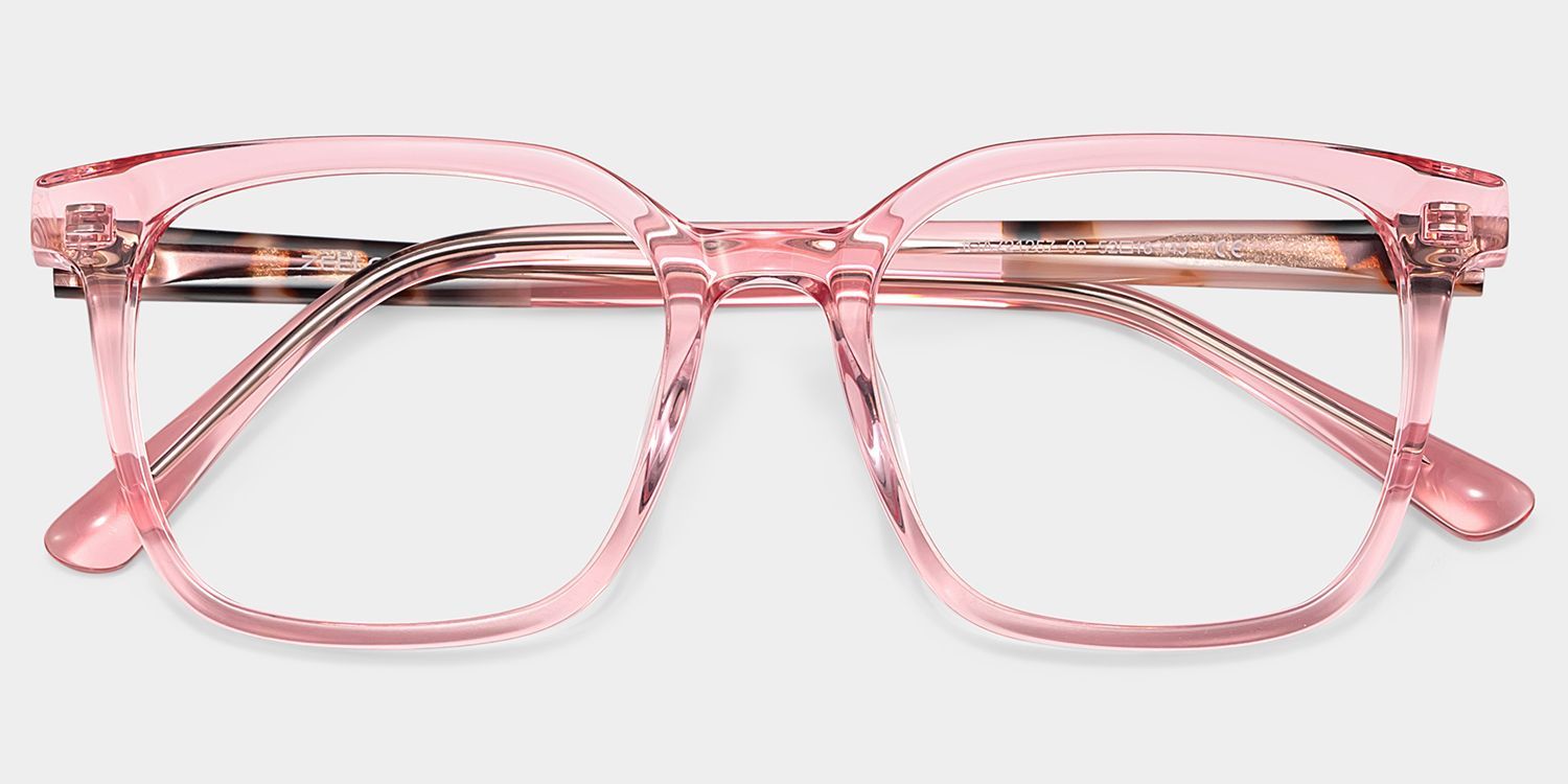 Freya Rosa Rahmen Brille mit quadratischem Rahmen Online | ZEELOOL2