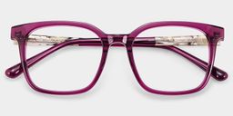 Freya Rot Quadratisch Brille3
