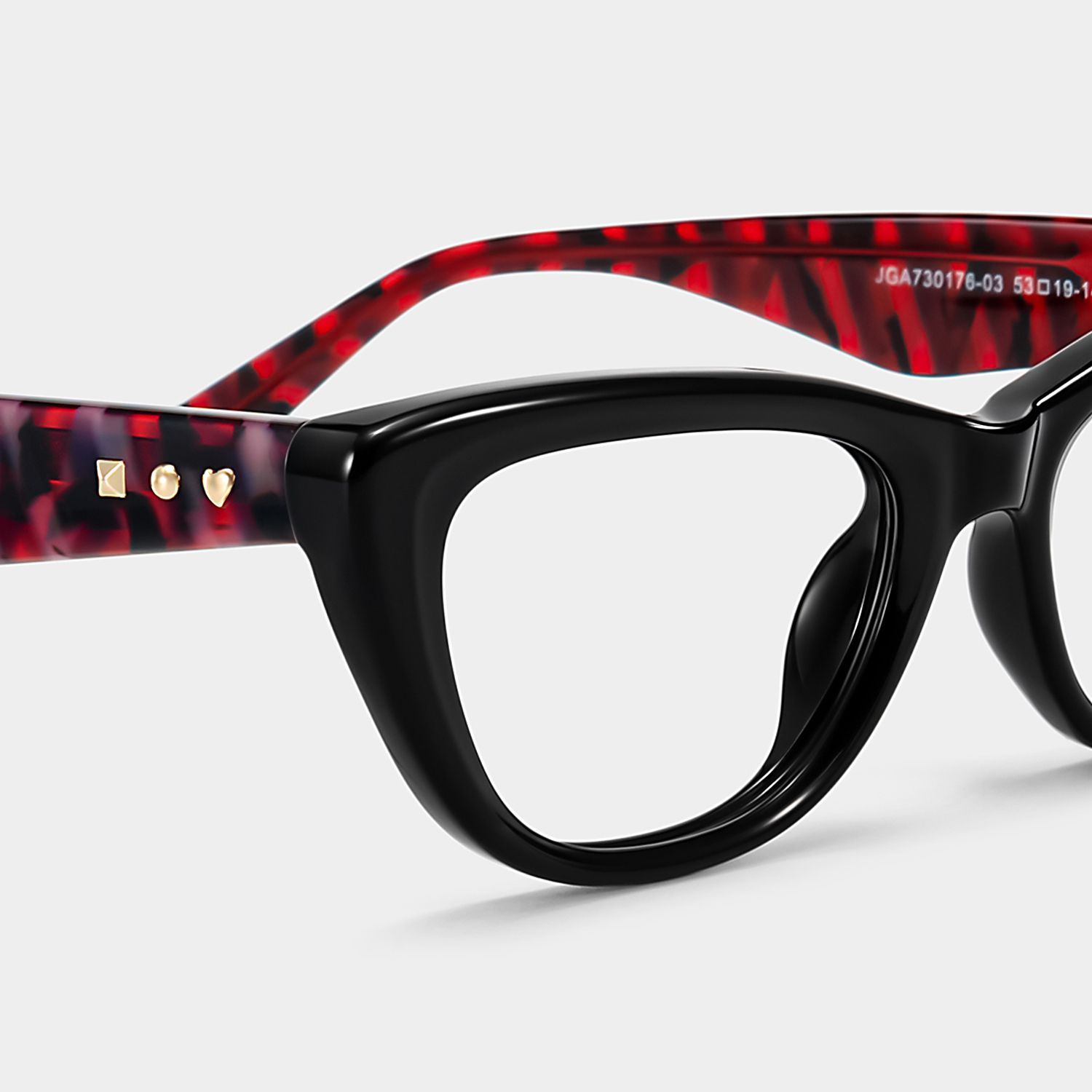 Amabel Schwarze Cat-Eye Brille | ZEELOOL6