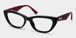 Amabel Schwarz Cateye Brille4