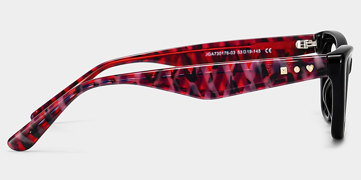 Amabel Schwarze Cat-Eye Brille | ZEELOOL5
