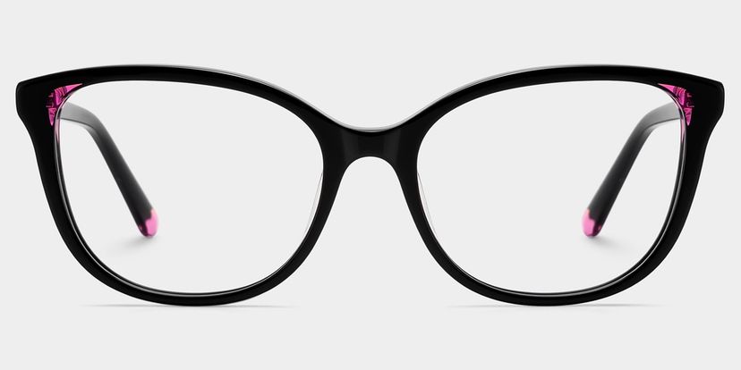 Brady Schwarz-Rosa Schmetterling Brille