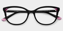 Brady Schwarz-Rosa Schmetterling Brille3