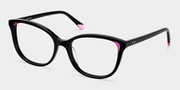 Brady Schwarz-Rosa Schmetterling Brille4