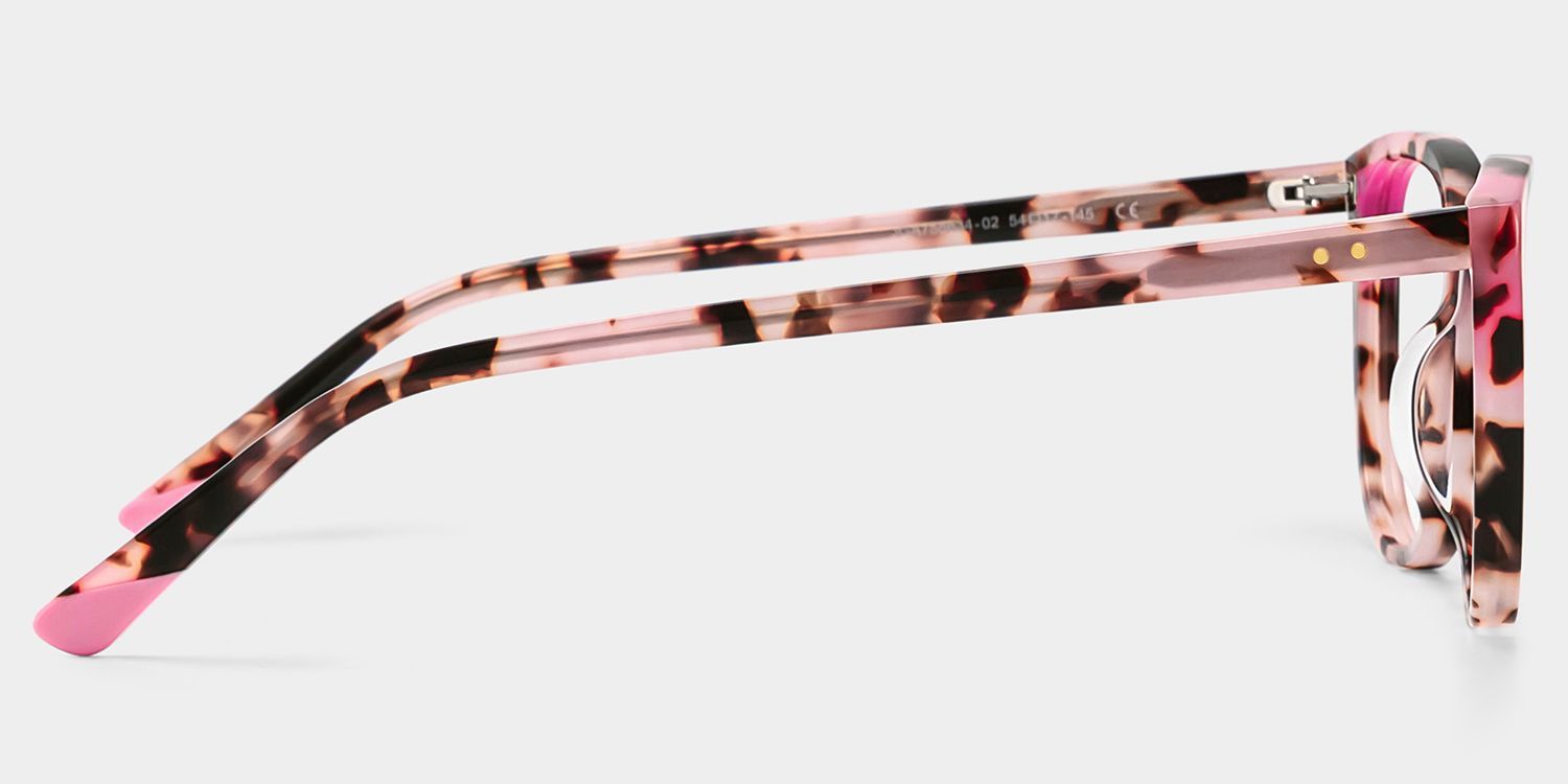 Brady Schmetterlingsbrille mit rosa Schildpatt-Rahmen für Damen | ZEELOOL6