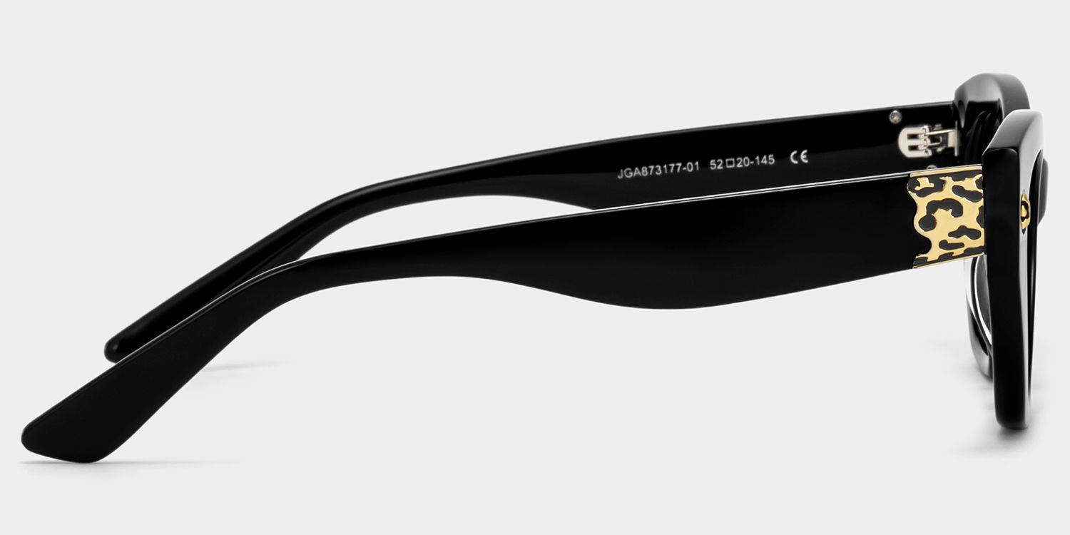 Dillon Schwarze Cateye-Brille | ZEELOOL6