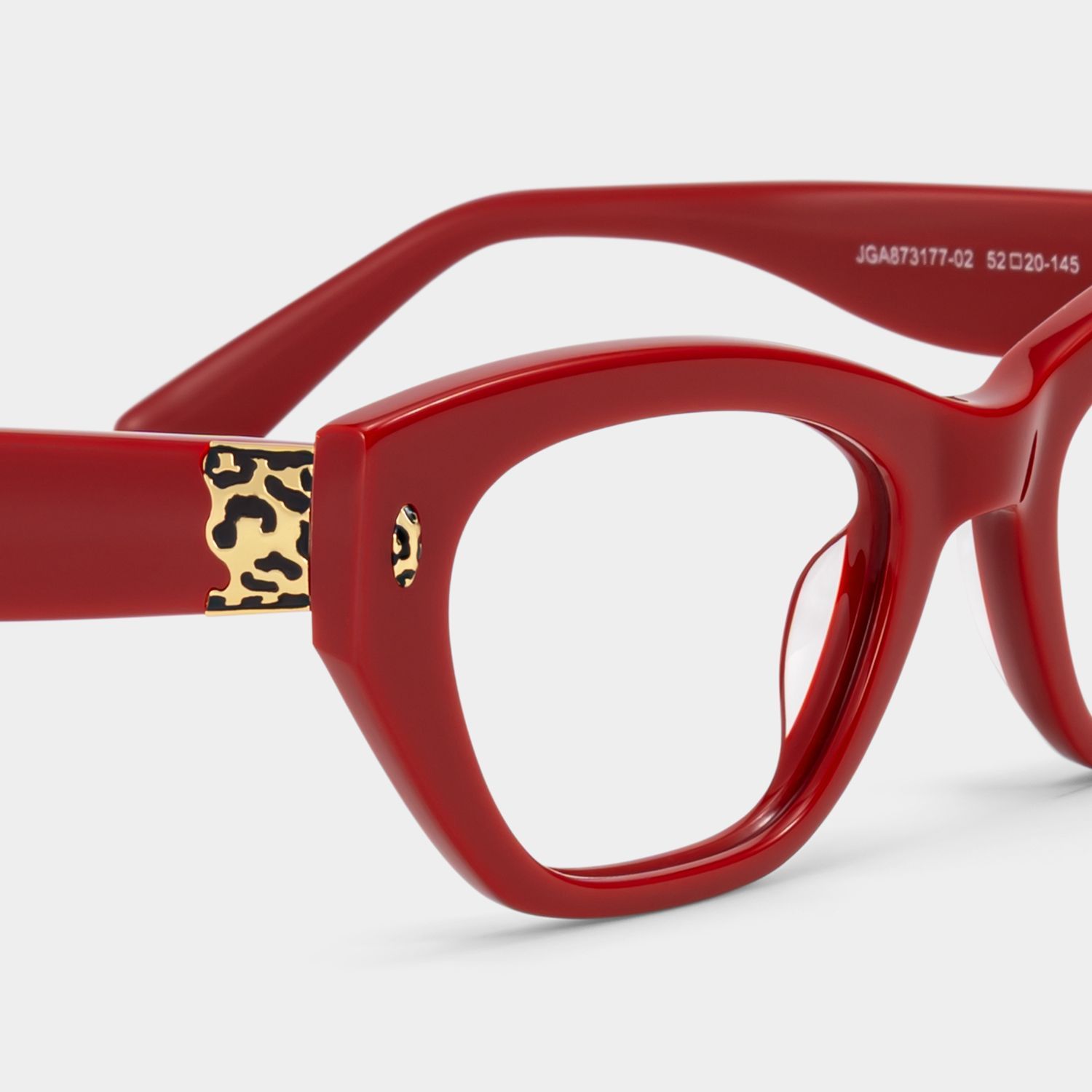 Dillon Rote Cat-Eye-Brille | ZEELOOL7