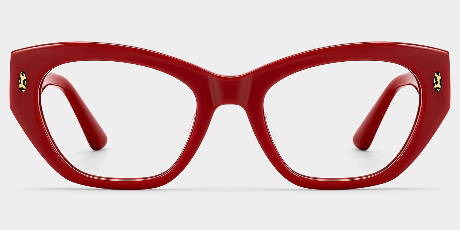 Dillon Rote Cat-Eye-Brille | ZEELOOL3