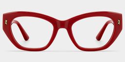 Dillon Rot Cateye Brille3