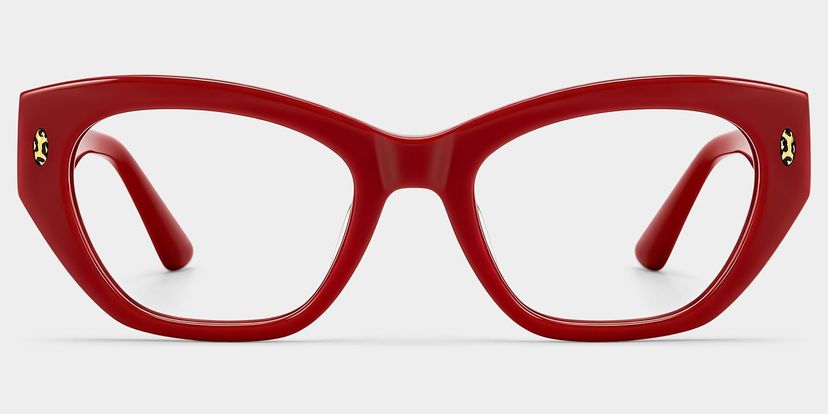 Dillon Rot Cateye Brille