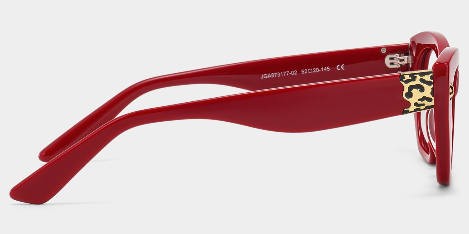 Dillon Rote Cat-Eye-Brille | ZEELOOL6