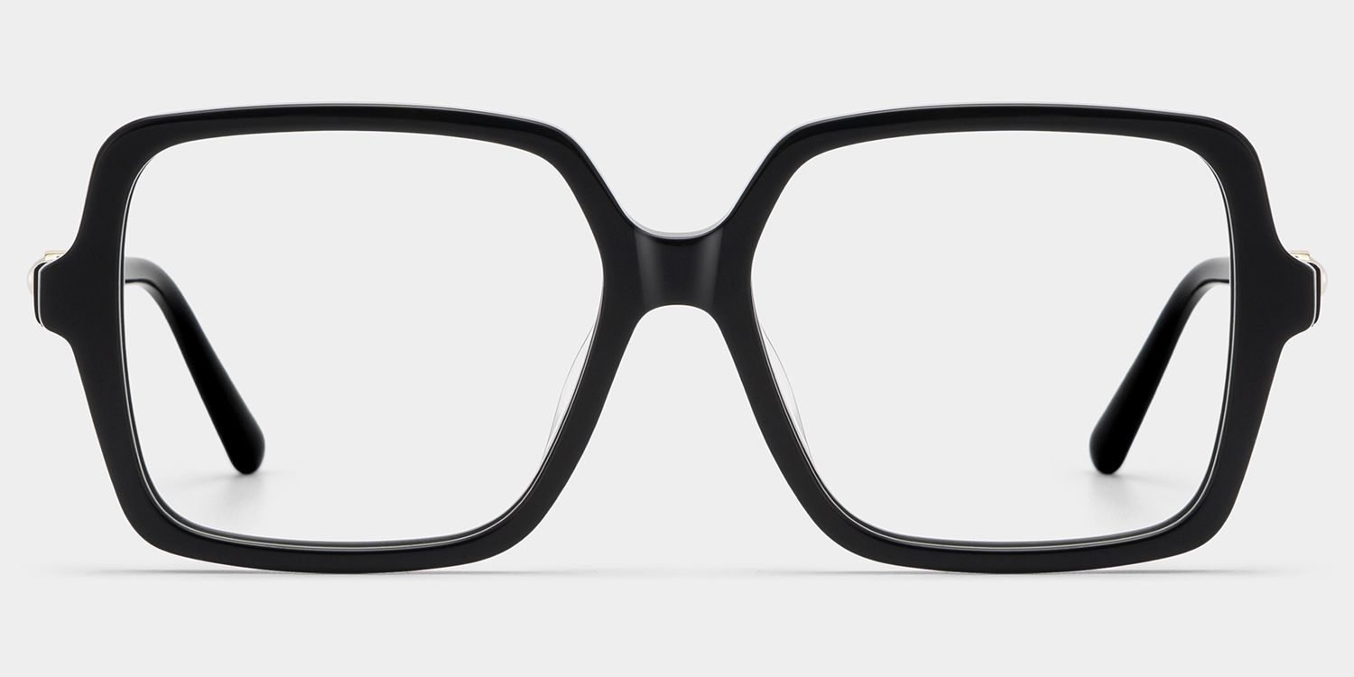 Elena Schwarze Quadratische Brille Online bestellen | ZEELOOL2