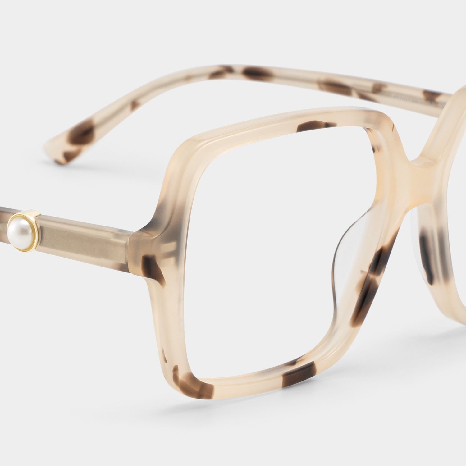 Schildpatt Quadratische Elena Brille — Klassischer Stil | ZEELOOL7