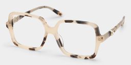 Elena Tortoise Quadratisch Brille5