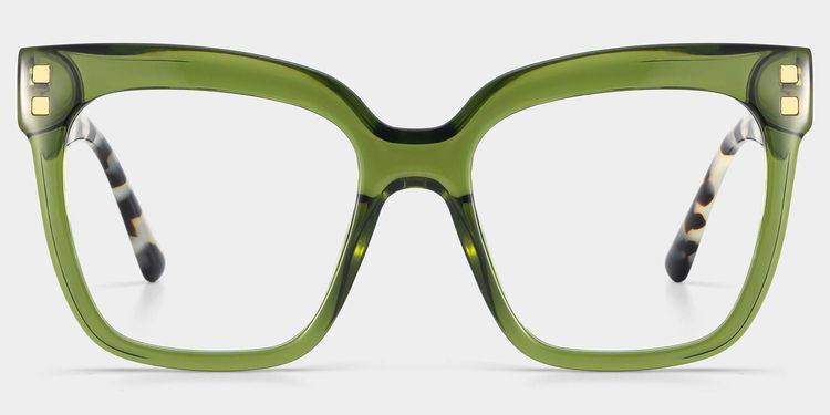 Minguela Grün Quadratisch Brille
